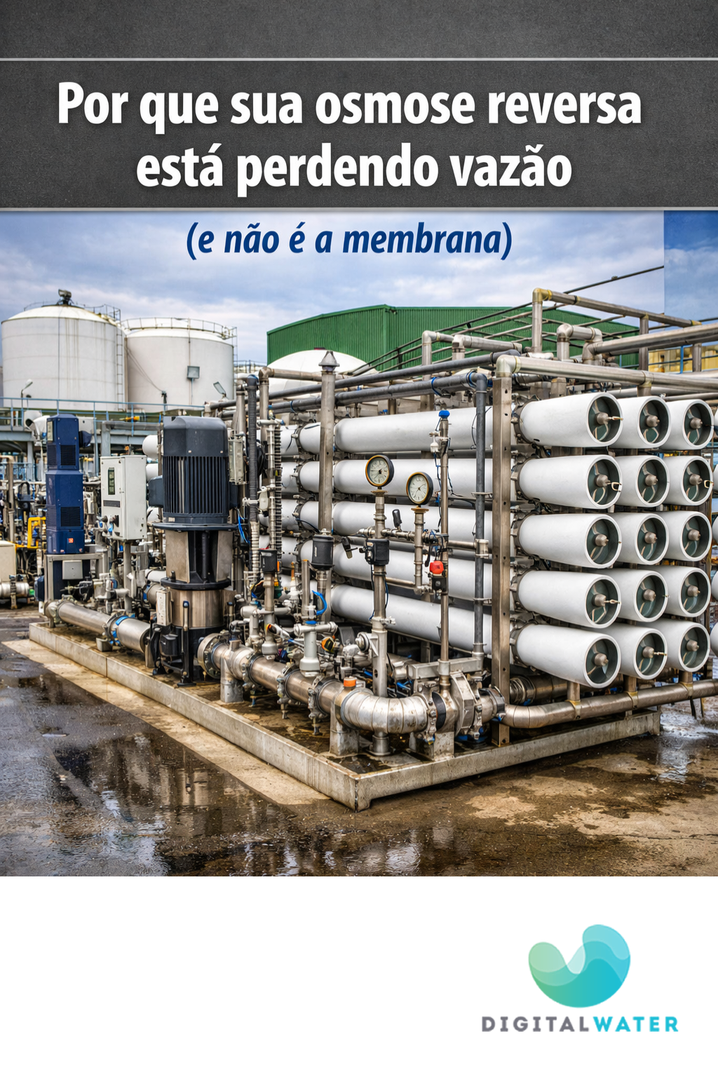 Osmose Reversa: Perda de Vazão