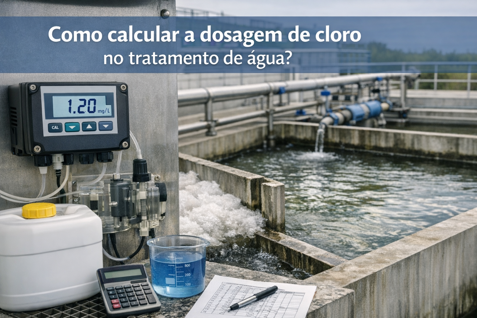 Dosagem de Cloro no Tratamento de Água: Guia Completo