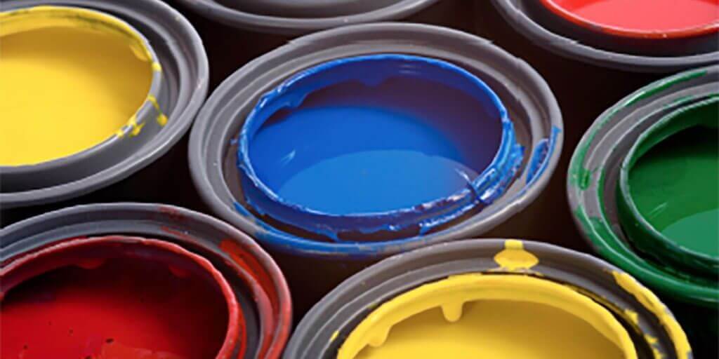 Medição do conteúdo de água em tintas e materiais relacionados