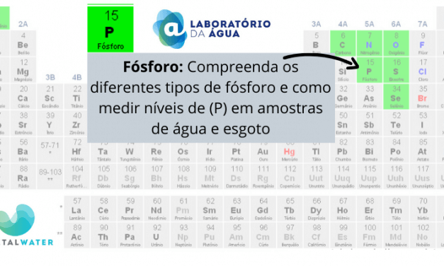 Fósforo: Compreenda os diferentes tipos de fósforo e como medir níveis de (P) em amostras de água e esgoto