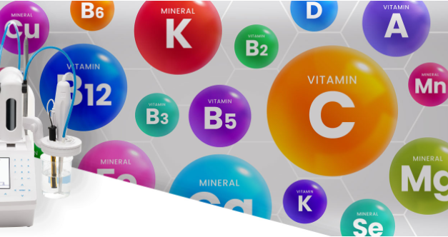 Medição de ácido ascórbico com uma reação de oxi-redução