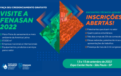 33º Encontro Técnico AESabesp/Fenasan 2022