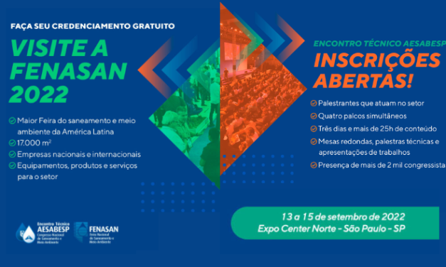33º Encontro Técnico AESabesp/Fenasan 2022