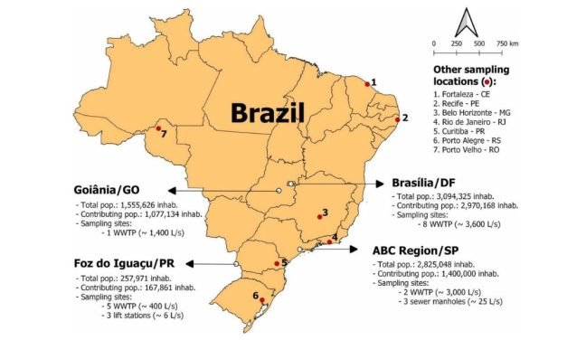 Estudo brasileiro comprova que monitoramento de esgoto é ferramenta complementar para vigilância epidemiológica da Covid-19