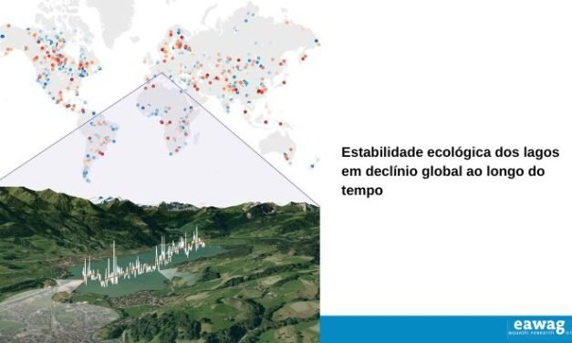 Estabilidade ecológica dos lagos em declínio global ao longo do tempo