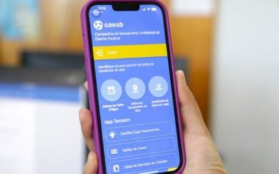 Aplicativo recebe informes de vazamento de água e de esgoto