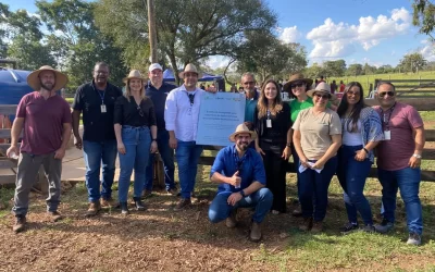 Sistema de biodigestão para tratamento de dejetos bovinos é inaugurado em Luziânia