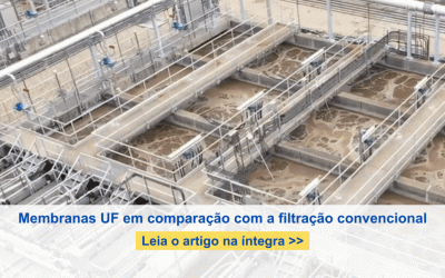 Tratamento com Sistemas de membranas UF em comparação com a filtração convencional