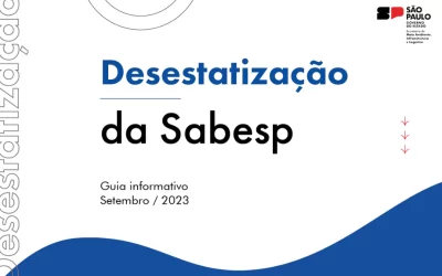 Governo de SP lança guia explicativo sobre a desestatização da SABESP