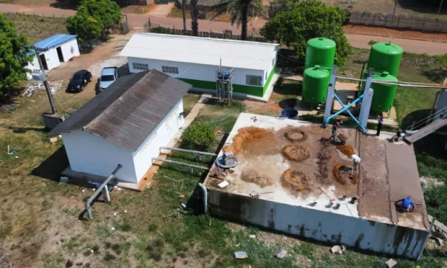 Saneacre trabalha na revitalização da Estação de Tratamento de Água de Senador Guiomard