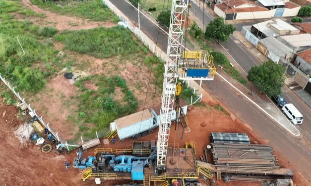 Copasa realiza testes de vazão em novo poço de Frutal