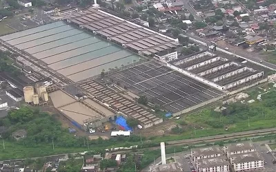 Chuva reduz produção de água na Estação do Guandu