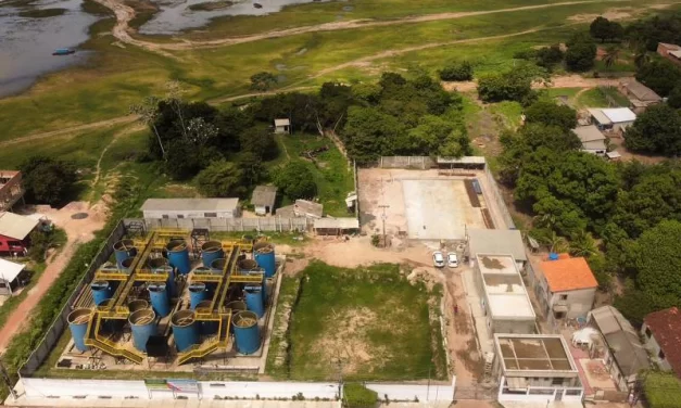 Obra do novo sistema de abastecimento de água segue avançando em Alenquer