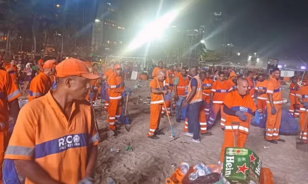 Megaoperação de limpeza após o show de Madonna