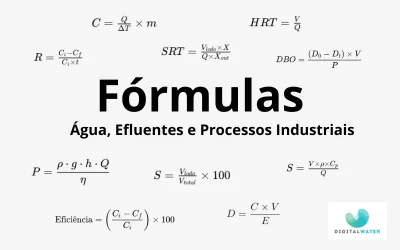 Fórmulas – Água, Efluentes e Processos Industriais
