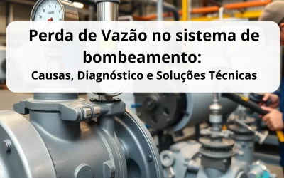 Perda de Vazão no sistema de bombeamento: Causas, Diagnóstico e Soluções Técnicas