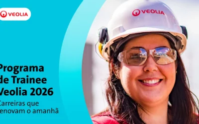 Veolia abre inscrições para a 3ª edição do Programa de Trainee 2026 com foco em diversidade e sustentabilidade