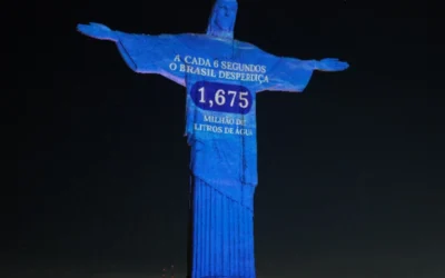 Amanco Wavin alerta sobre desperdício de água em ação no Cristo Redentor