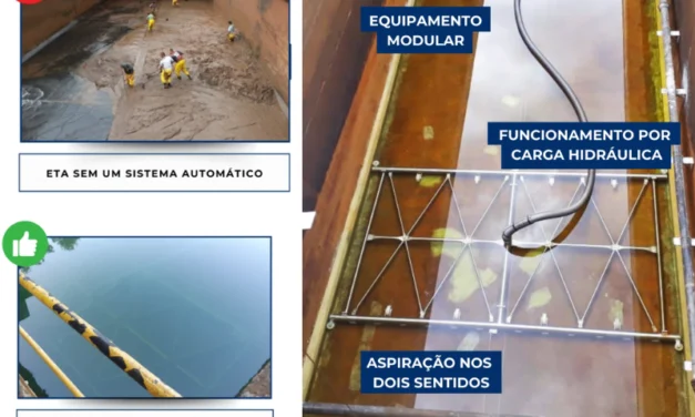 Removedor de Lodo Submerso para ETAs BioWasserTrack